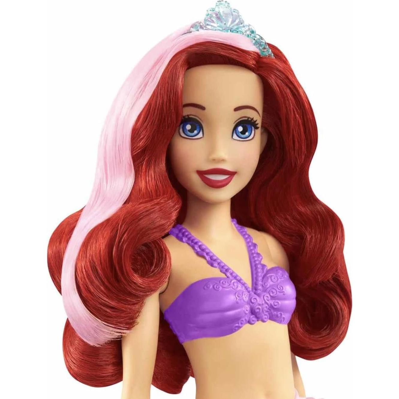 Muñeca Sirena Ariel Disney Princess Mattel, Cambia Color