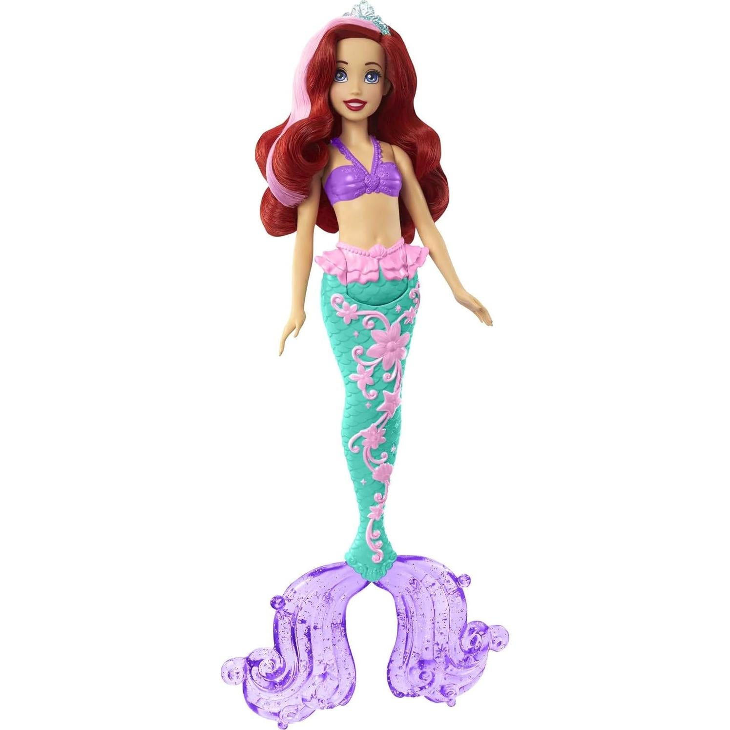 Muñeca Sirena Ariel Disney Princess Mattel, Cambia Color
