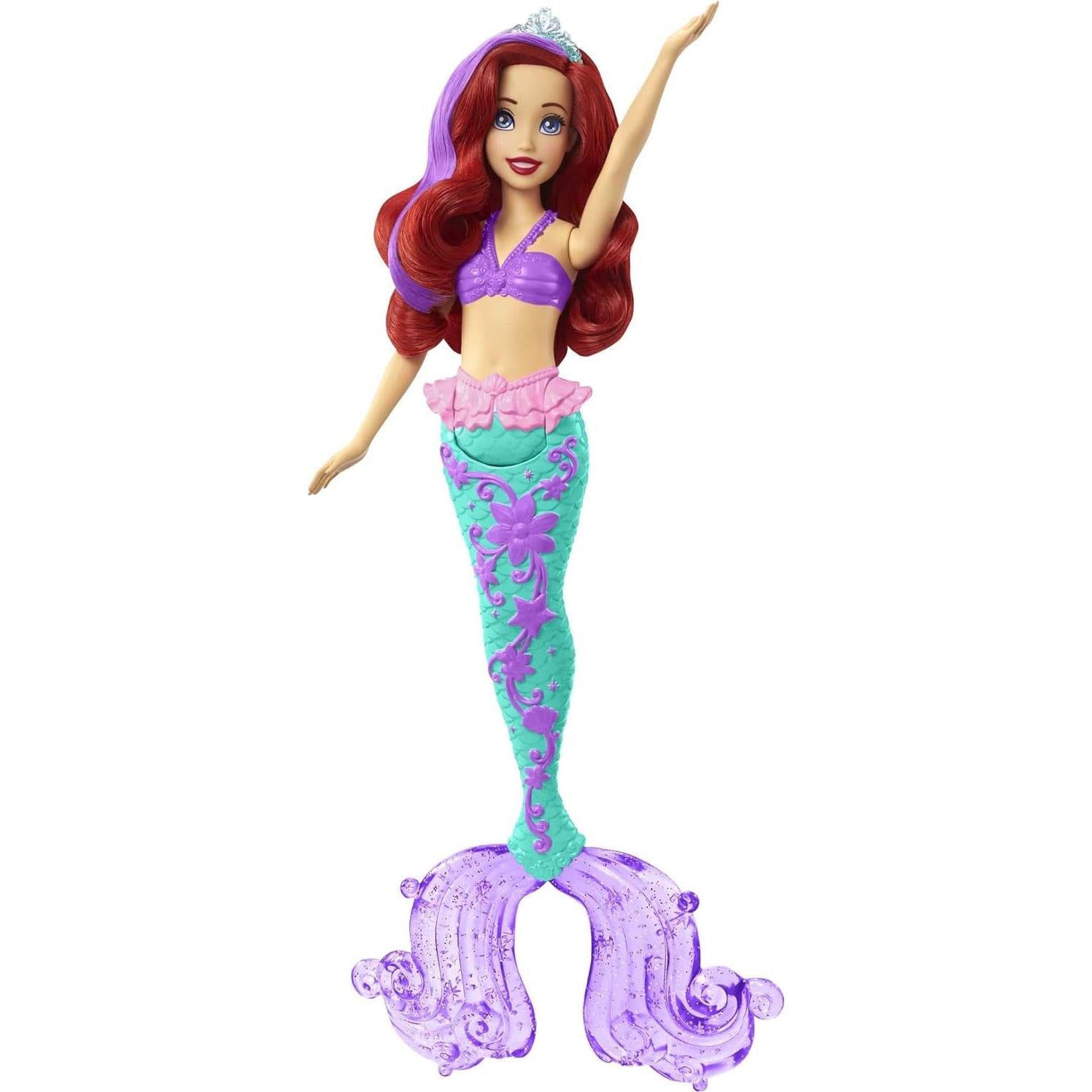 Muñeca Sirena Ariel Disney Princess Mattel, Cambia Color