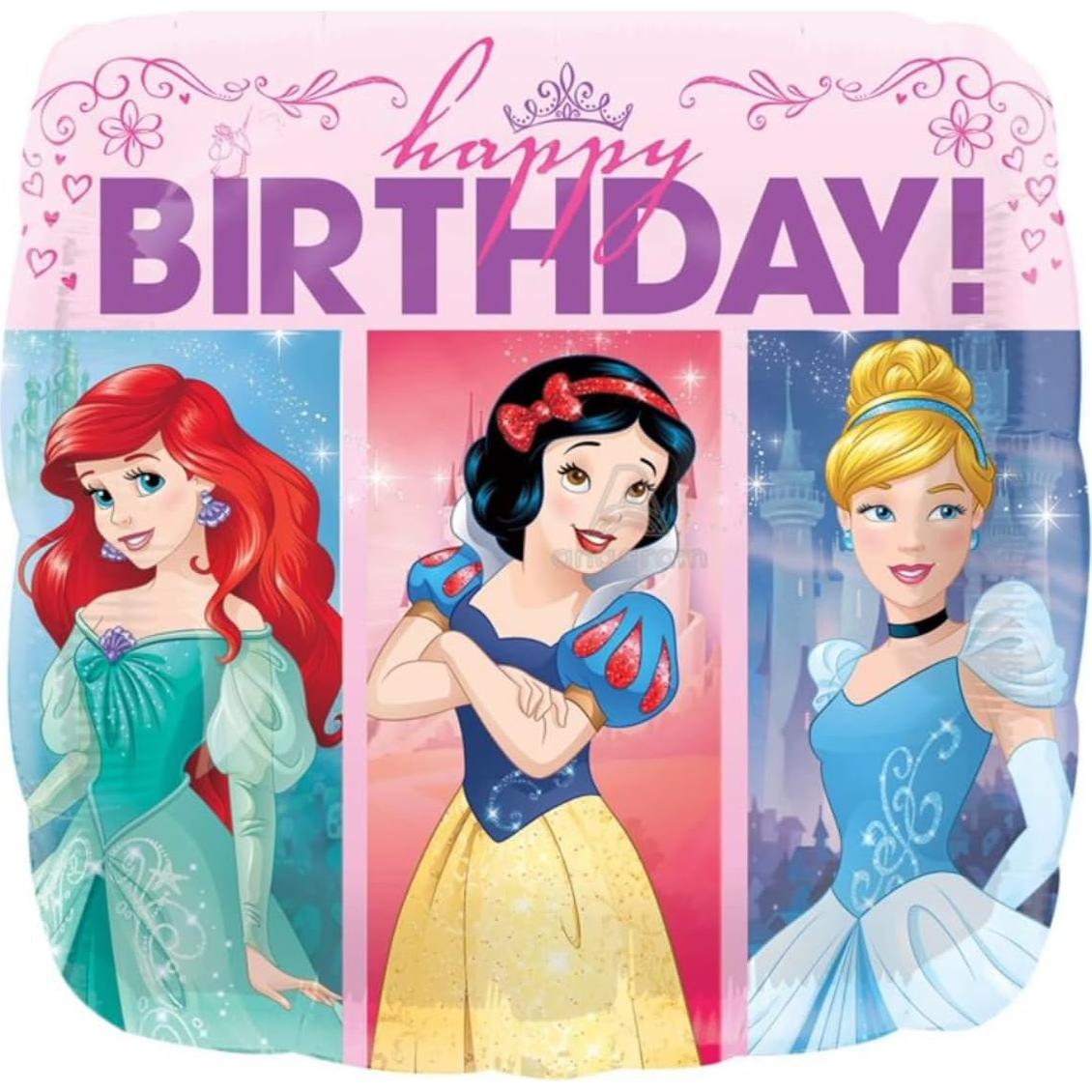 Suministros Fiesta Cumpleaños Princesa Anagram 8 Globos