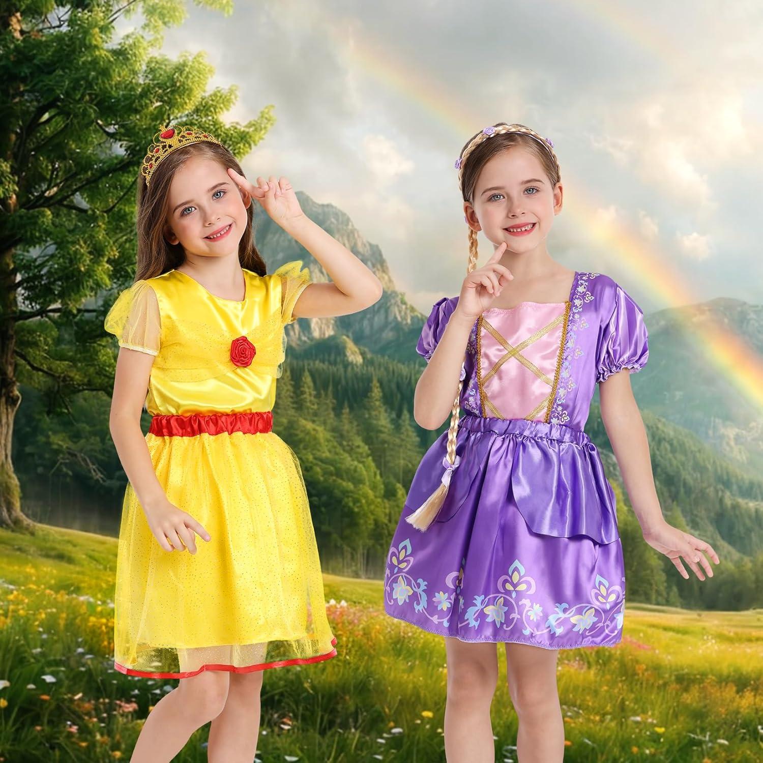 Disfraz de Princesa para Niñas Chillife - 4 Estilos, 3 a 6 Años