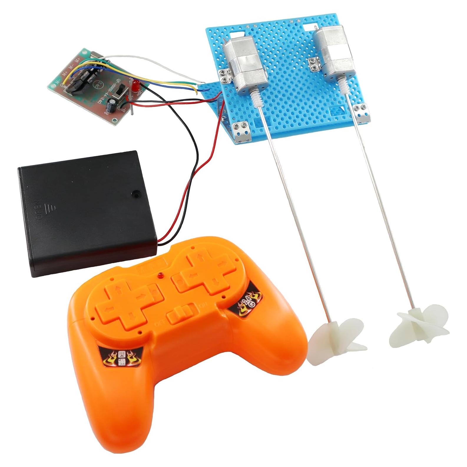 Kit de Barco RC 4 Canales 2.4G COKOLATIA con Motores 180