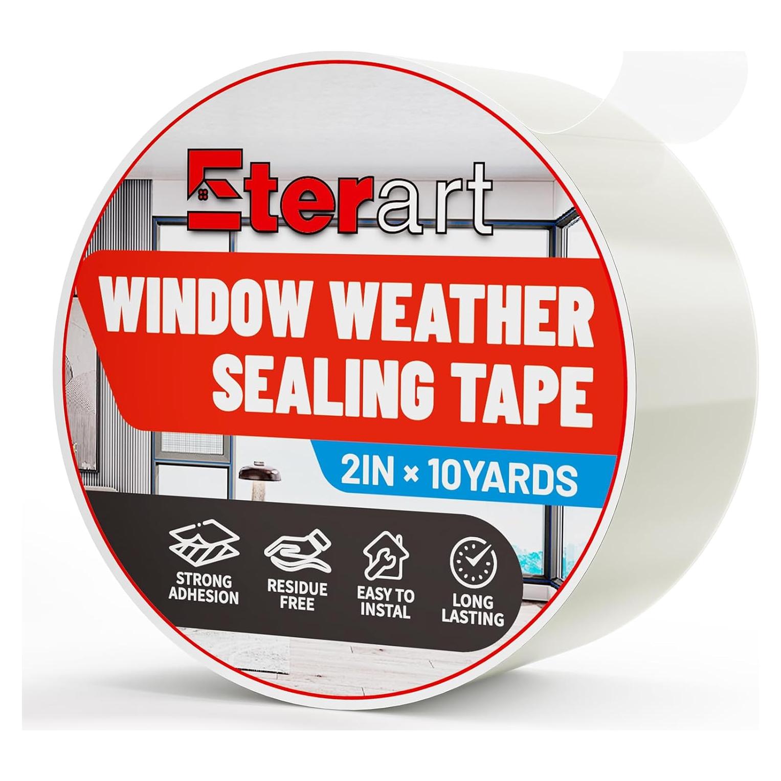 Cinta Selladora Impermeable Eterart 2" x 9.14m para Ventanas