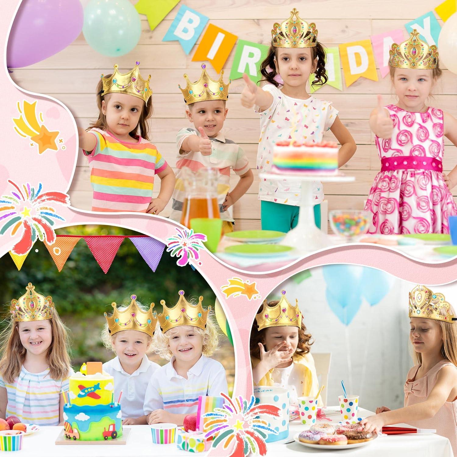 Kit de Diademas de Princesa DIY Yaomiao - 66 Piezas Oro