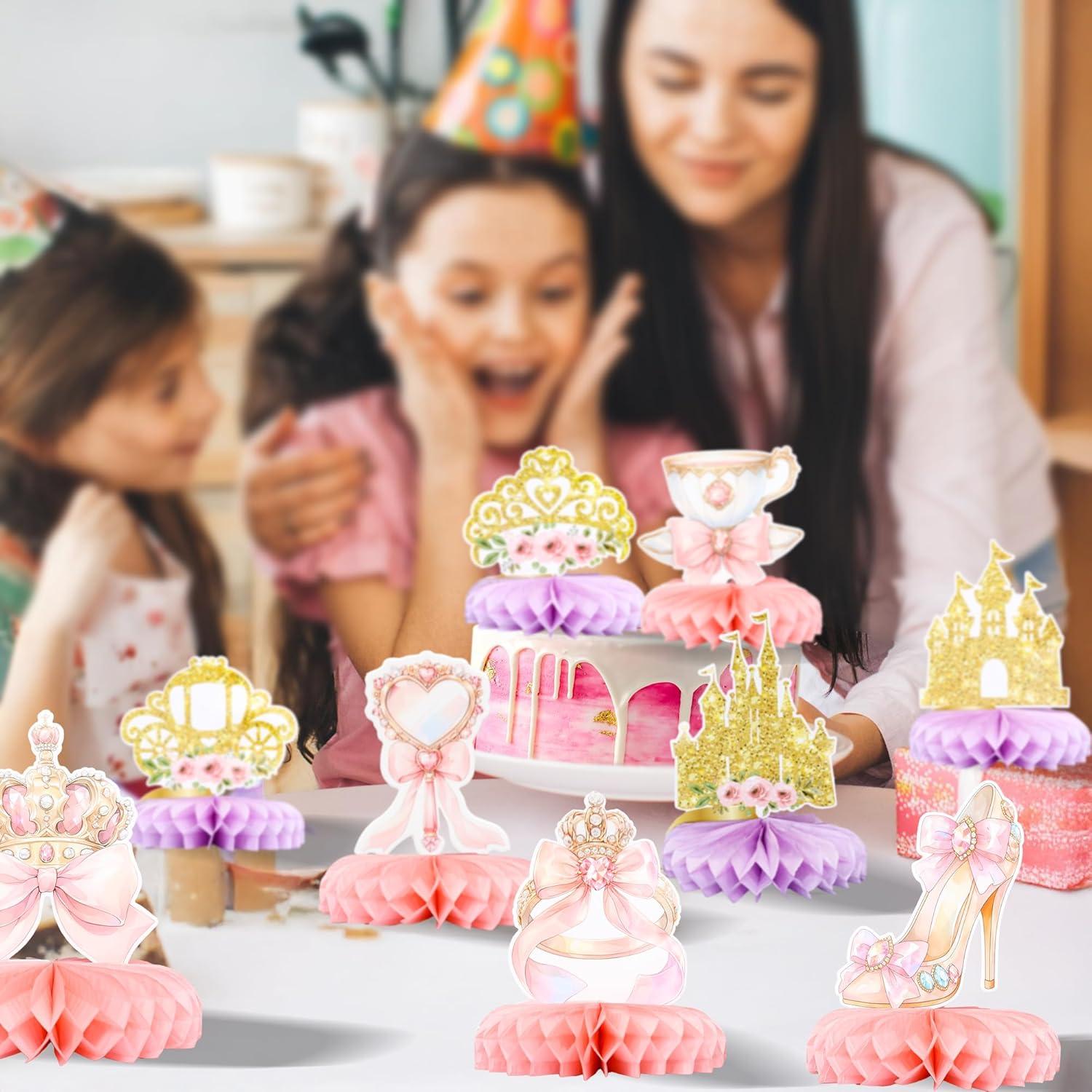 Centros de Mesa de Princesa Floral Gyufise - Paquete de 9 Piezas