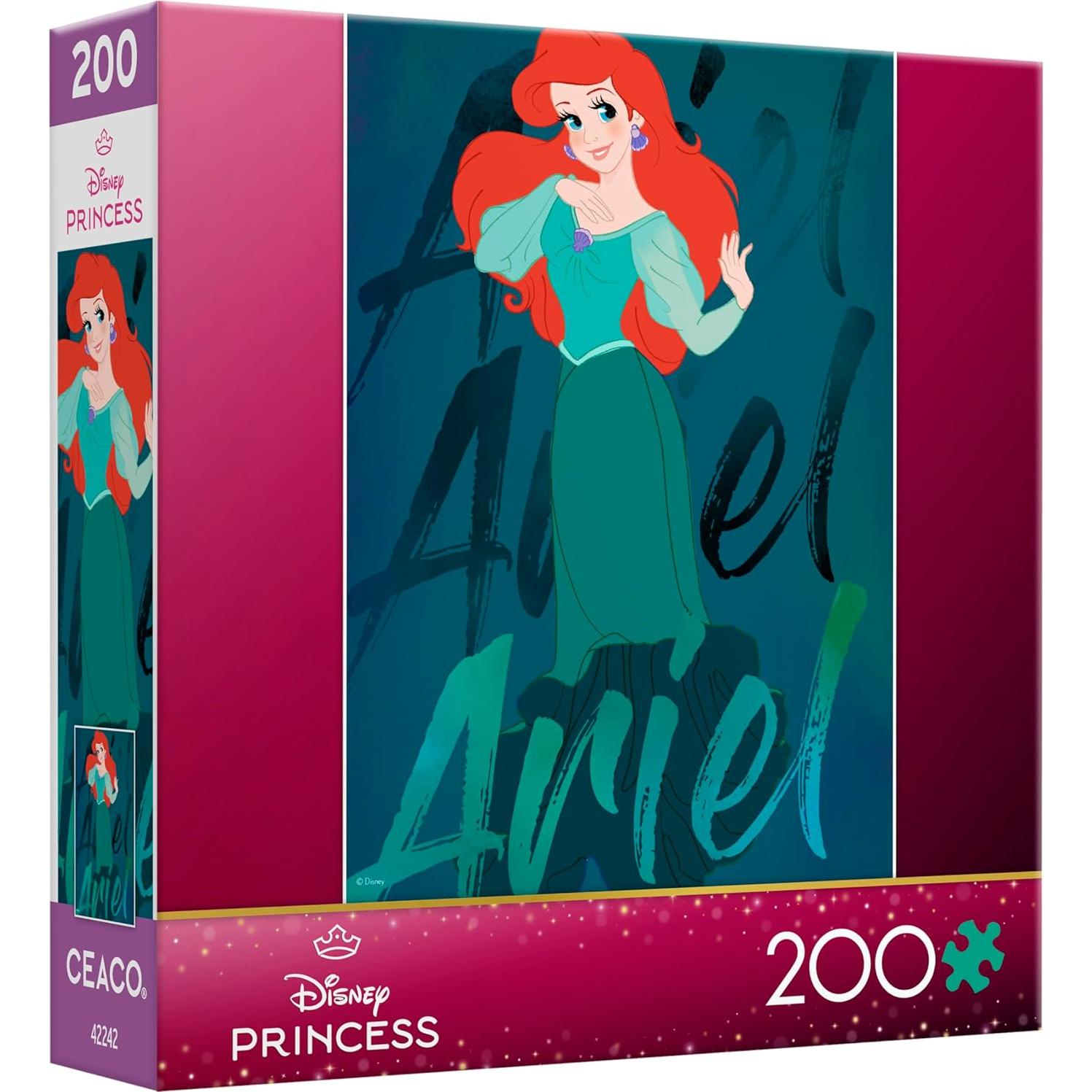 Rompecabezas Ceaco Ariel Disney 200 Piezas 38x38 cm