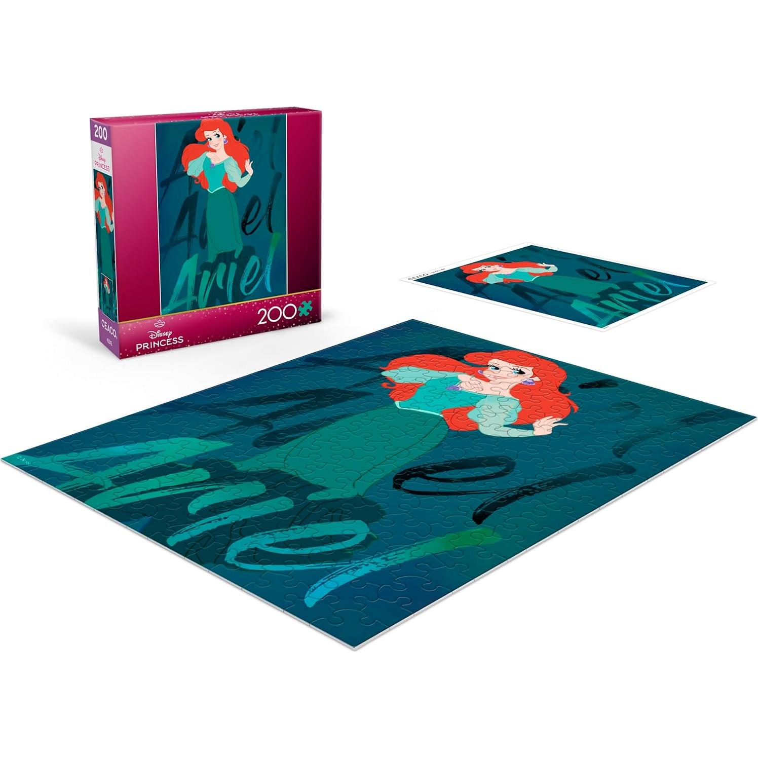 Rompecabezas Ceaco Ariel Disney 200 Piezas 38x38 cm
