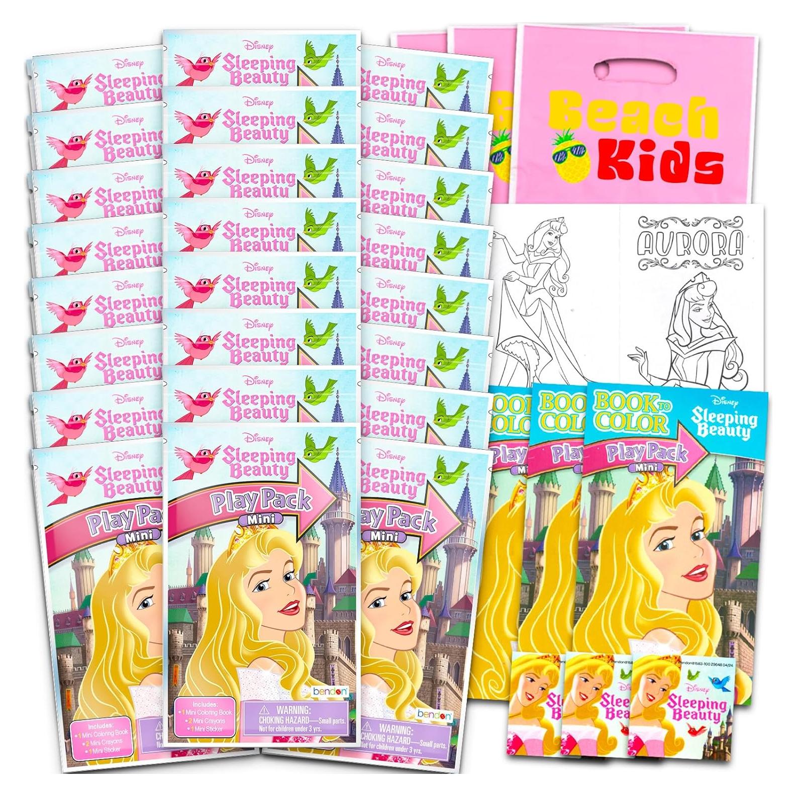 Conjunto de Mini Regalos de Fiesta Disney La Bella Durmiente - 24 Paquetes