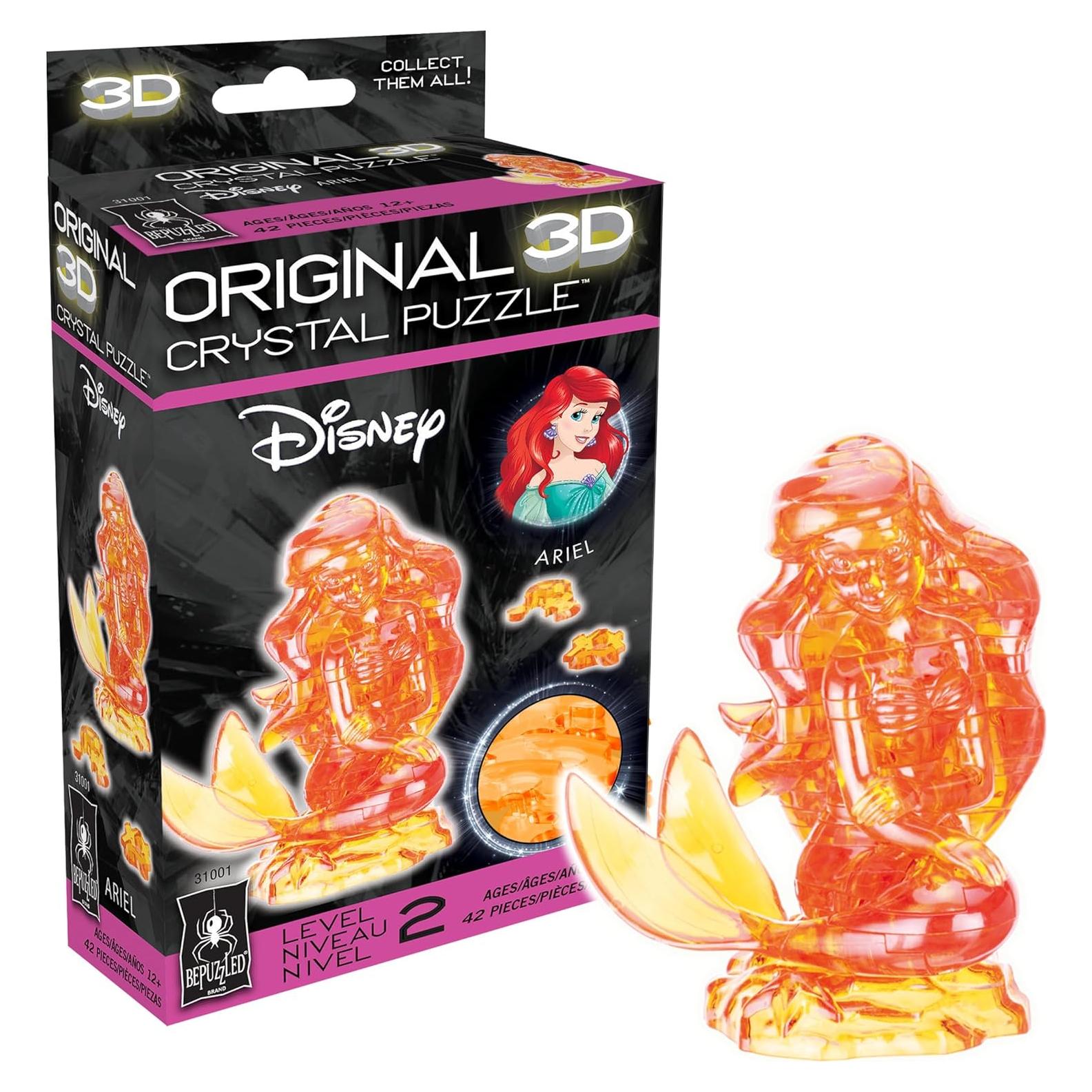 Rompecabezas 3D de Cristal BePuzzled - Ariel Disney 12+