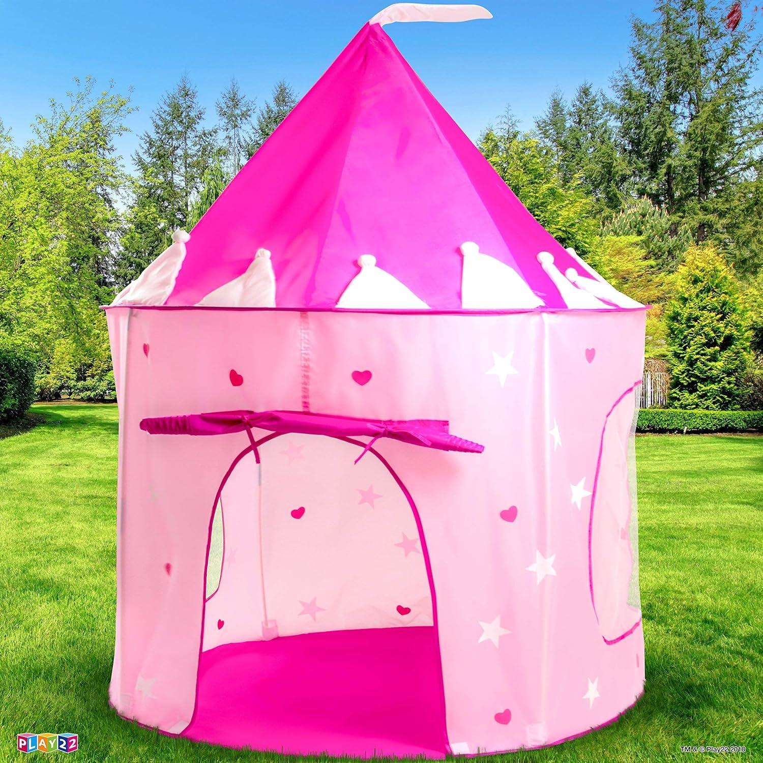 Carpa de Juego Princesa Castillo Rosa Play22 - Plegable 1.02 kg