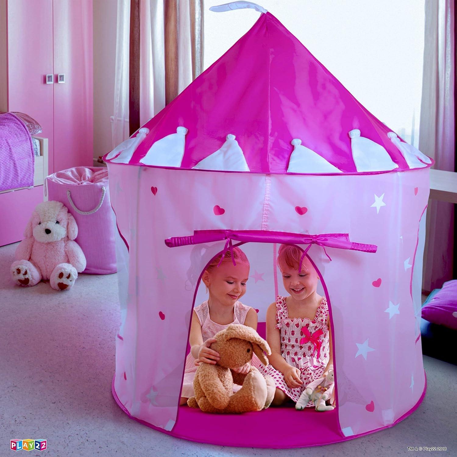 Carpa de Juego Princesa Castillo Rosa Play22 - Plegable 1.02 kg