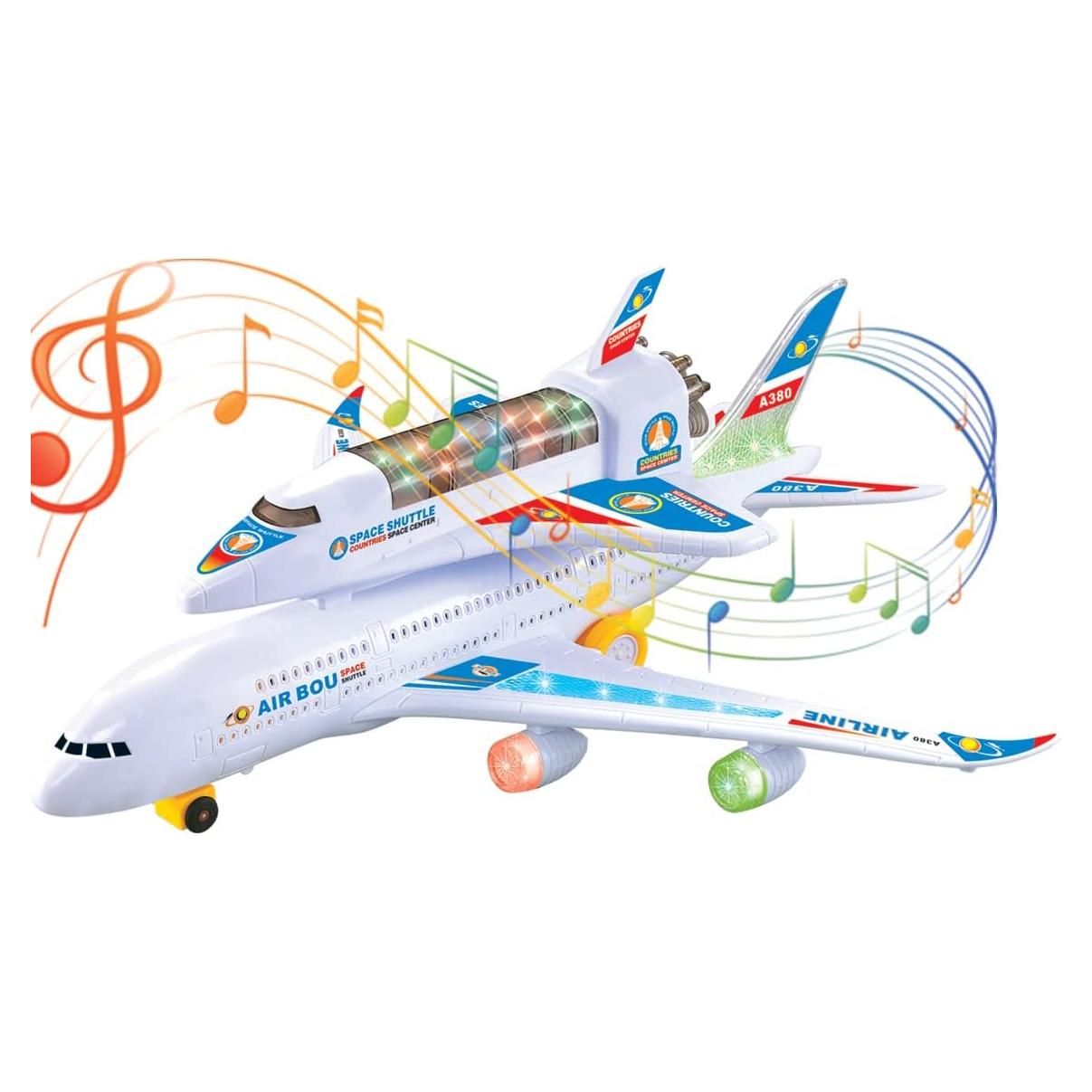 Juguete de Avión Eléctrico A380 Liberty Imports con Luces y Sonidos