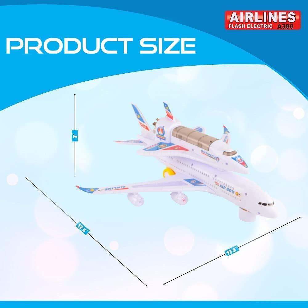 Juguete de Avión Eléctrico A380 Liberty Imports con Luces y Sonidos