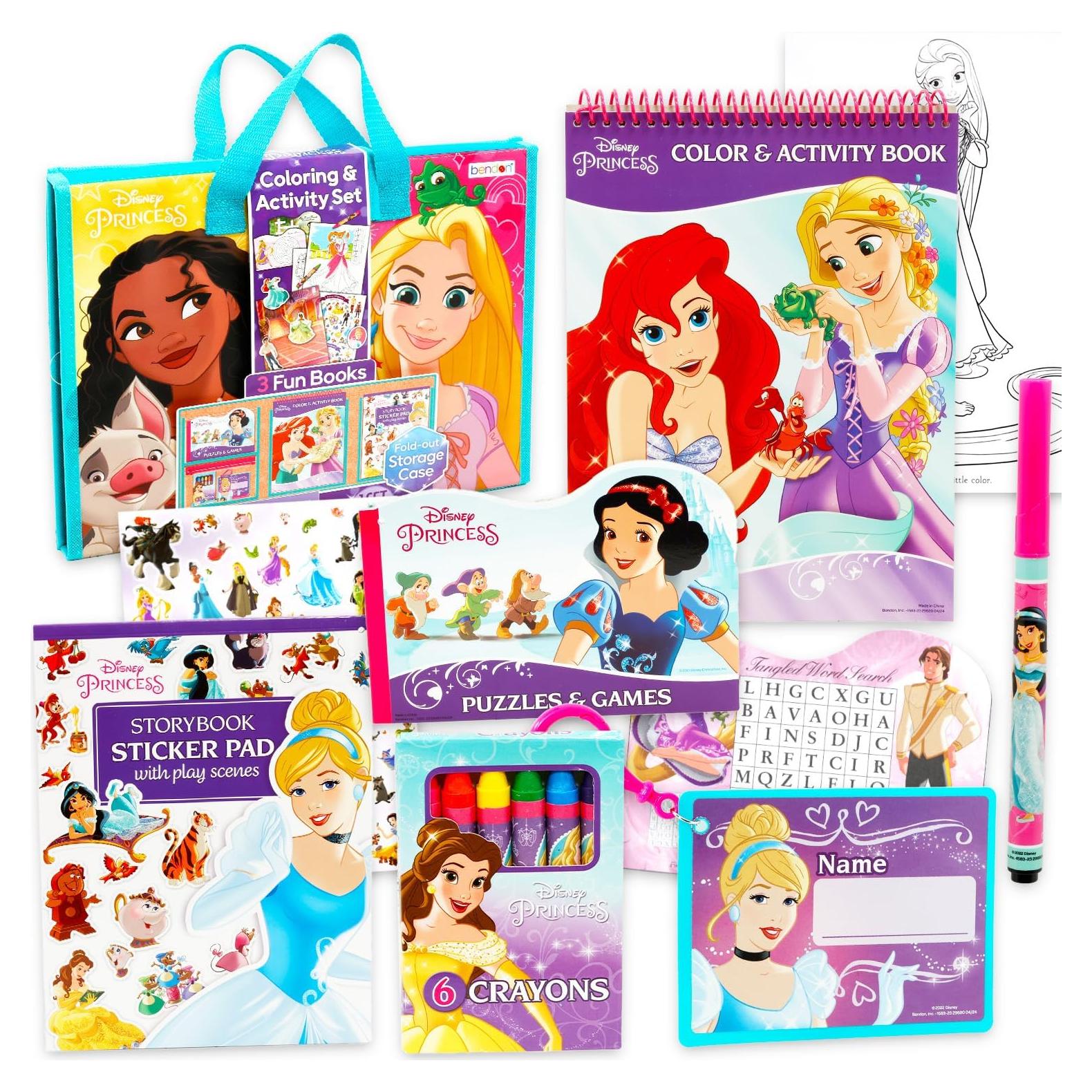 Conjunto de Actividades Princesas Disney - Kit de Manualidades
