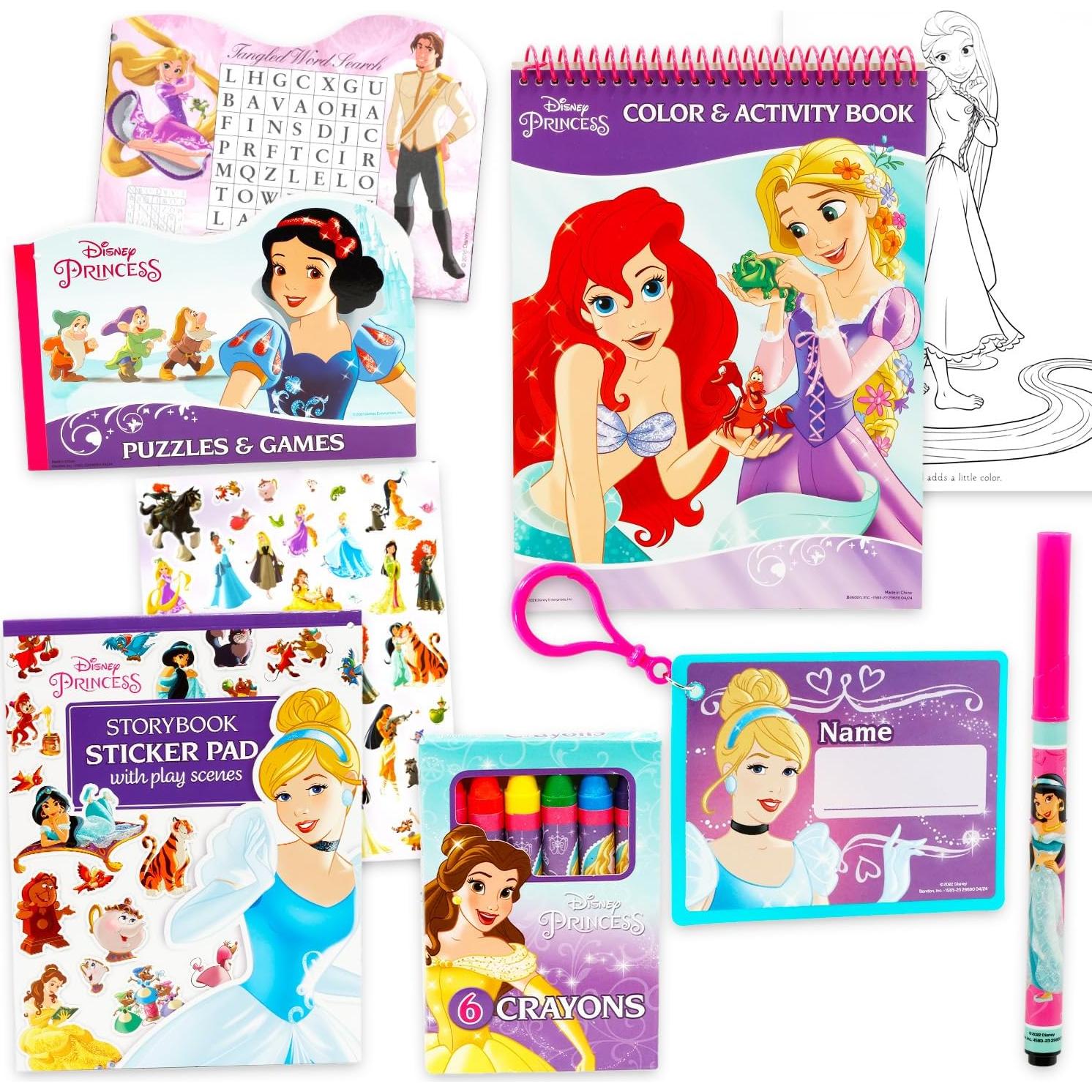 Conjunto de Actividades Princesas Disney - Kit de Manualidades