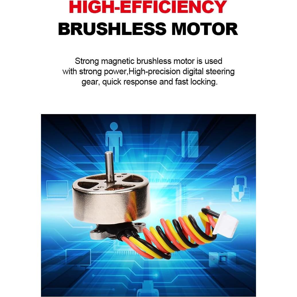 QIDI-560 Avión RC Todo Terreno 3D Rojo para Principiantes