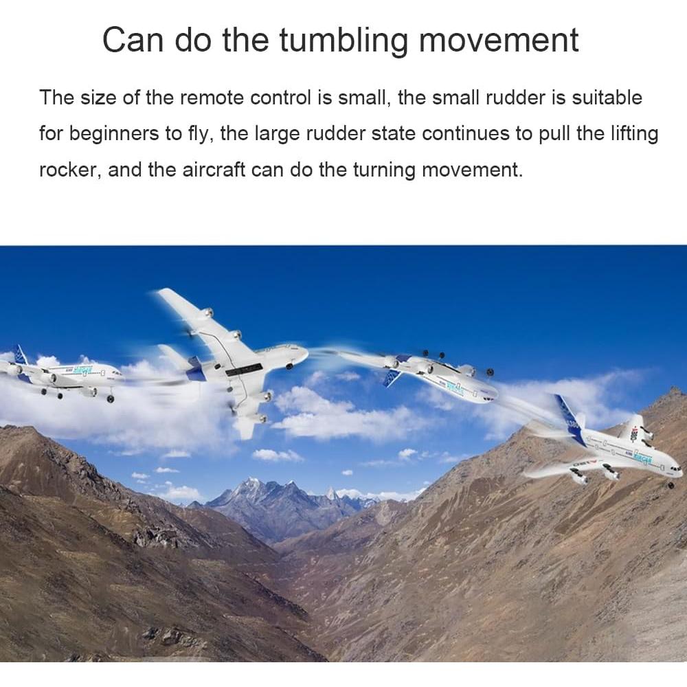 Avión RC A120-Aircar A380 3 Canales EPP para Niños