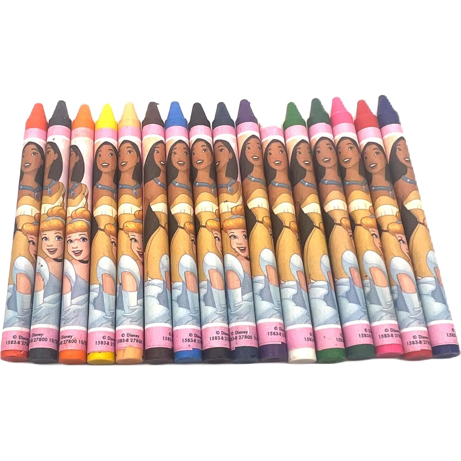 Libro para Colorear Disney Princesas - 64 Páginas + 16 Crayones