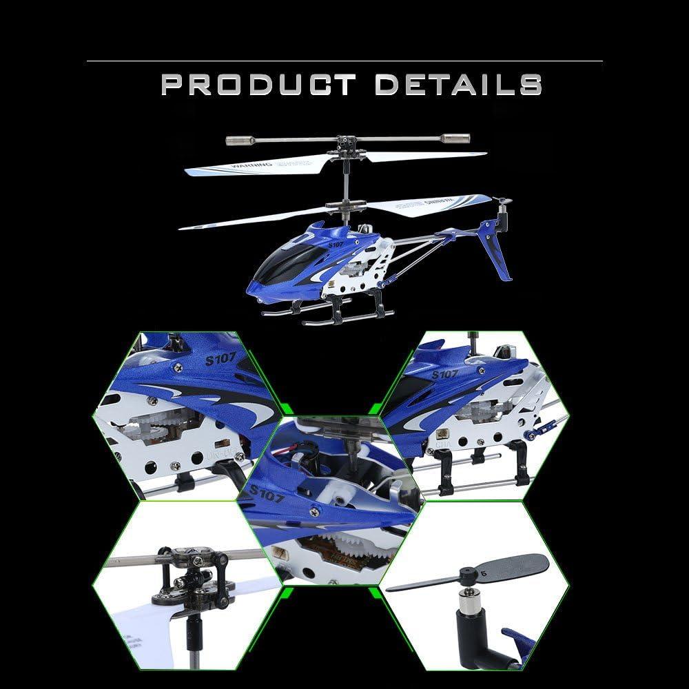 Helicóptero RC SYMA S107G 3 Canales Giroscopio Azul
