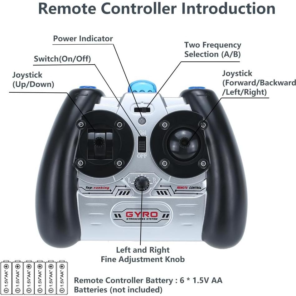 Helicóptero RC SYMA S107G 3 Canales Giroscopio Azul