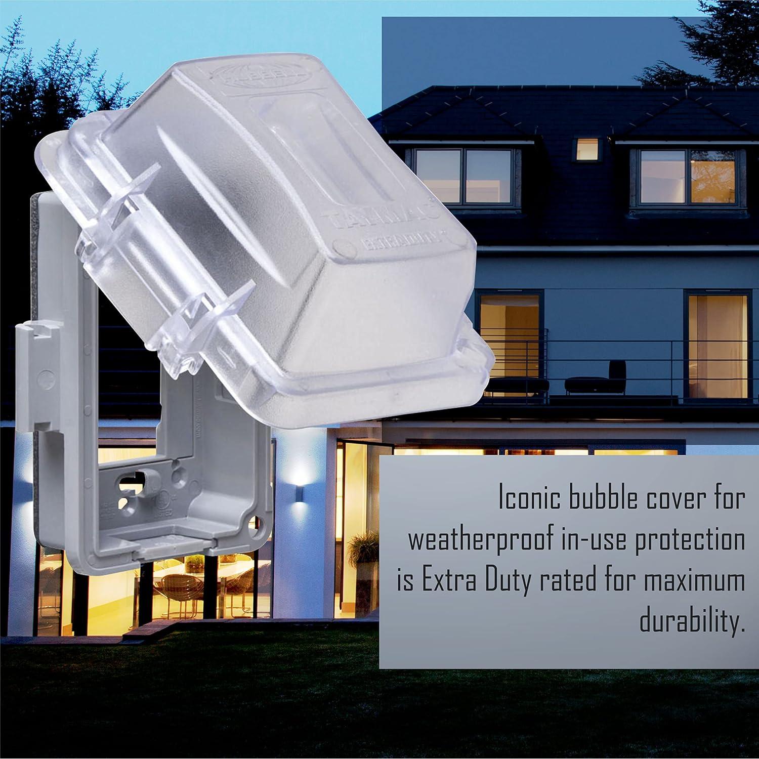 Cubierta a Prueba de Clima TayMac MM420C 1 Gang 204g