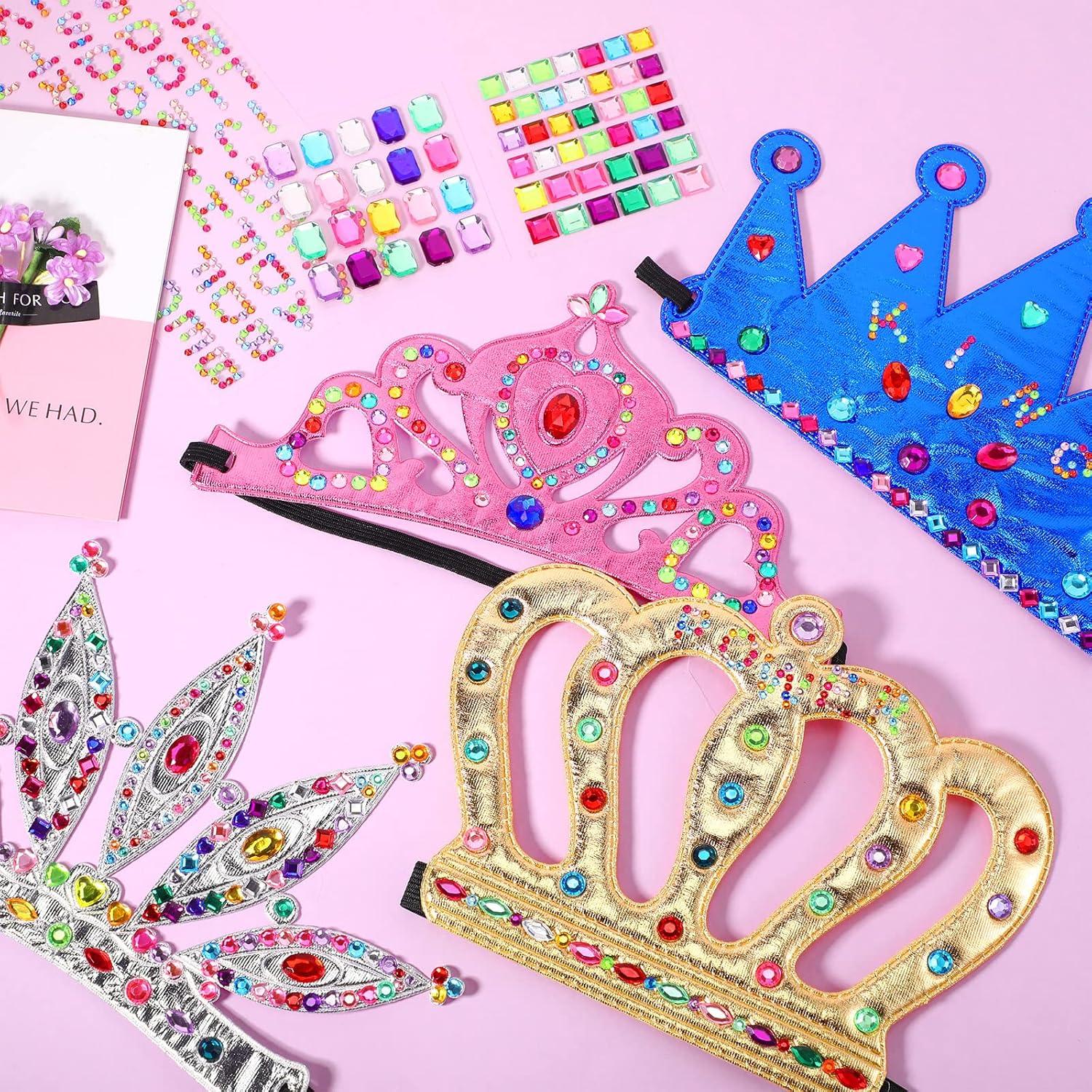 Civaner Kit 17 Piezas Coronas de Princesa DIY para Fiesta