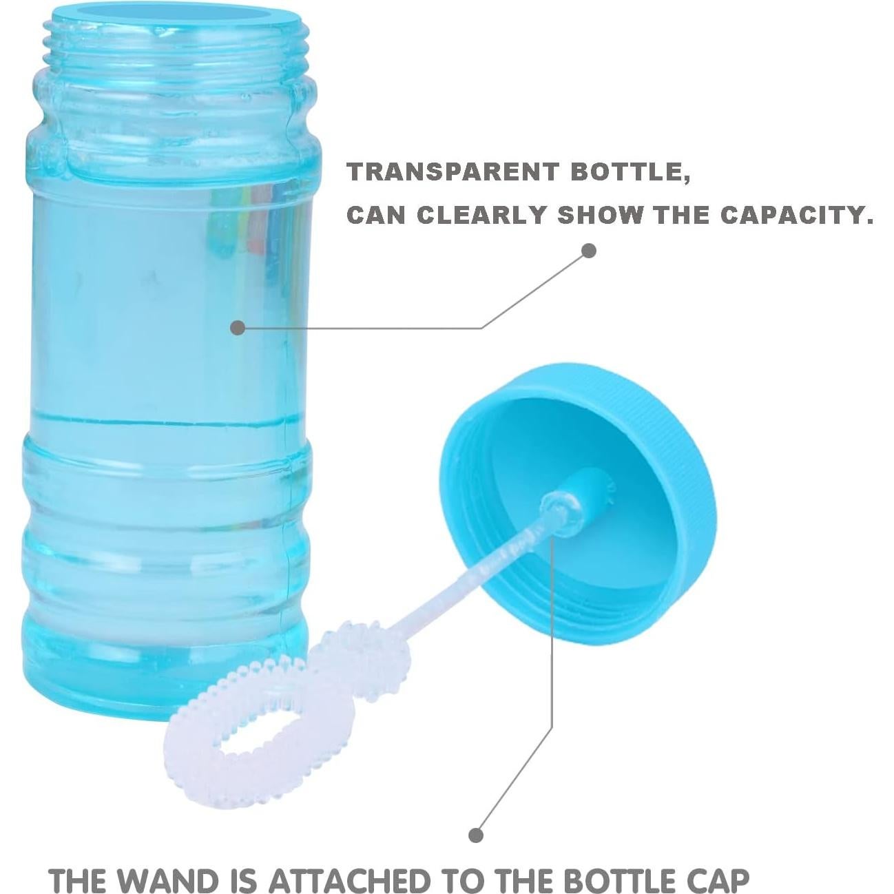 Paquete de 24 Burbujas de Fiesta YouCute 2oz Colores Brillantes