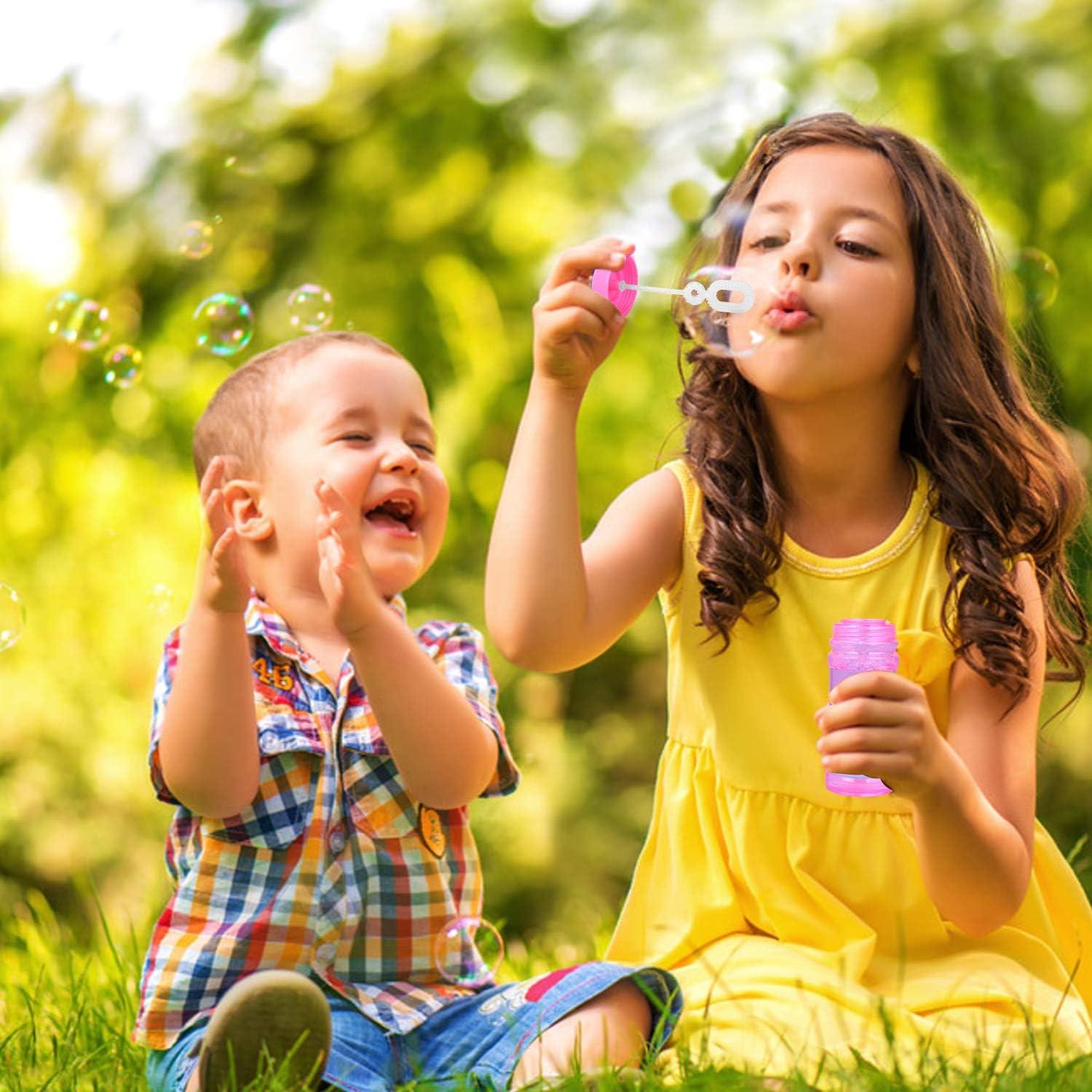 Paquete de 24 Burbujas de Fiesta YouCute 2oz Colores Brillantes