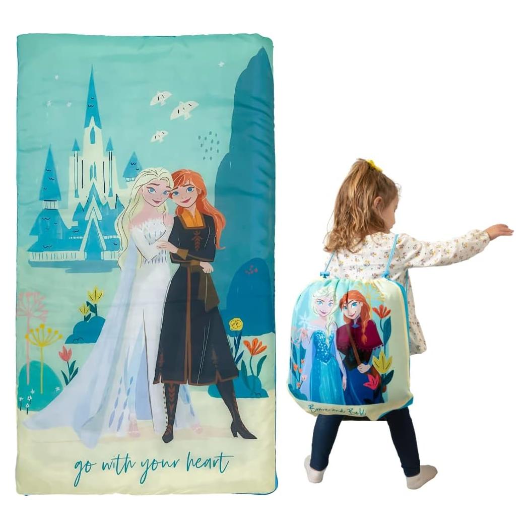 Juego de Bolsa de Dormir y Bandolera Frozen 2 Franco 116x66 cm