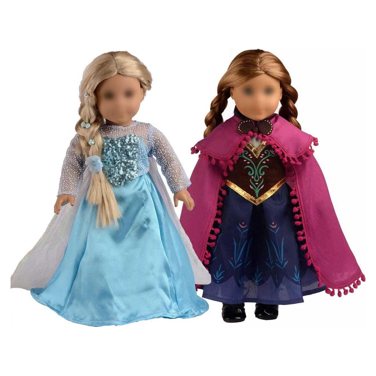 Vestido de Princesa y Reina para Muñecas 18" Sweet Dolly