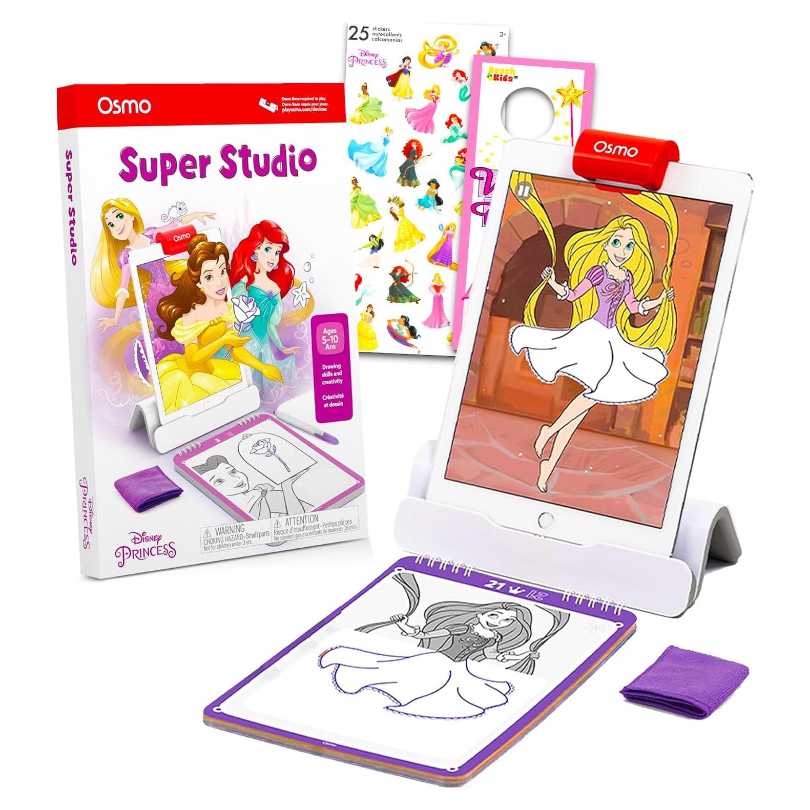 Conjunto de Dibujo Osmo Super Studio Princesa Disney - 0.84 kg
