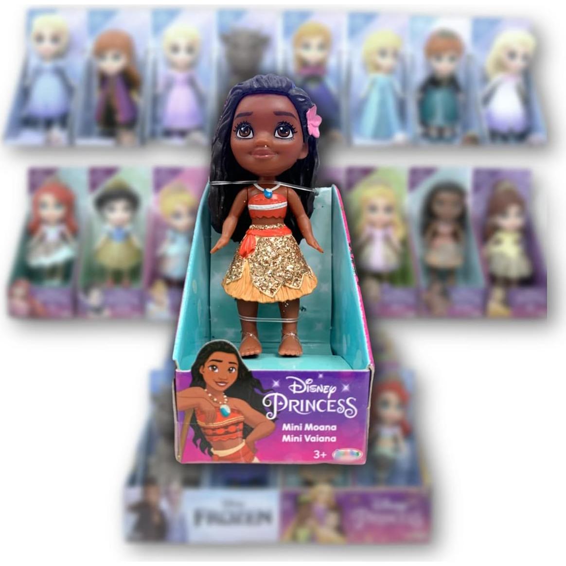 Muñeca Mini Poseable Princesa Disney Moana 8.9 cm