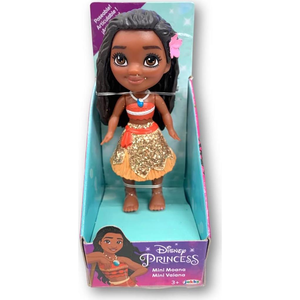 Muñeca Mini Poseable Princesa Disney Moana 8.9 cm