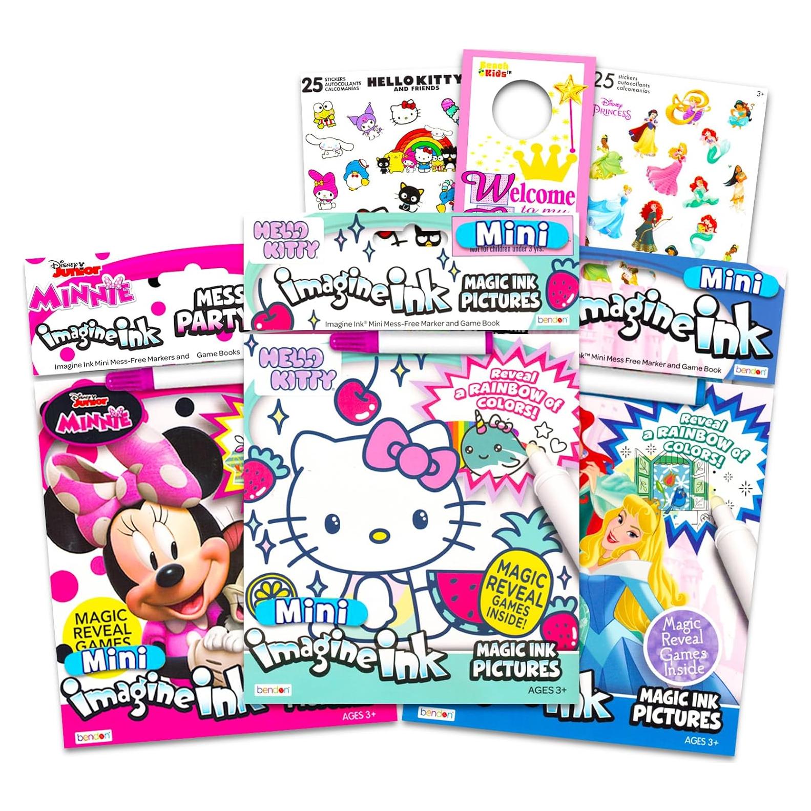 Paquete de Libros para Colorear Bendon - 3 Libros Disney