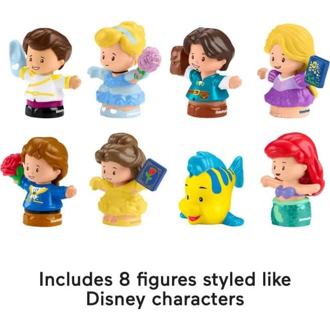 Figuras de Princesas Disney Fisher-Price 8 Piezas para Niños