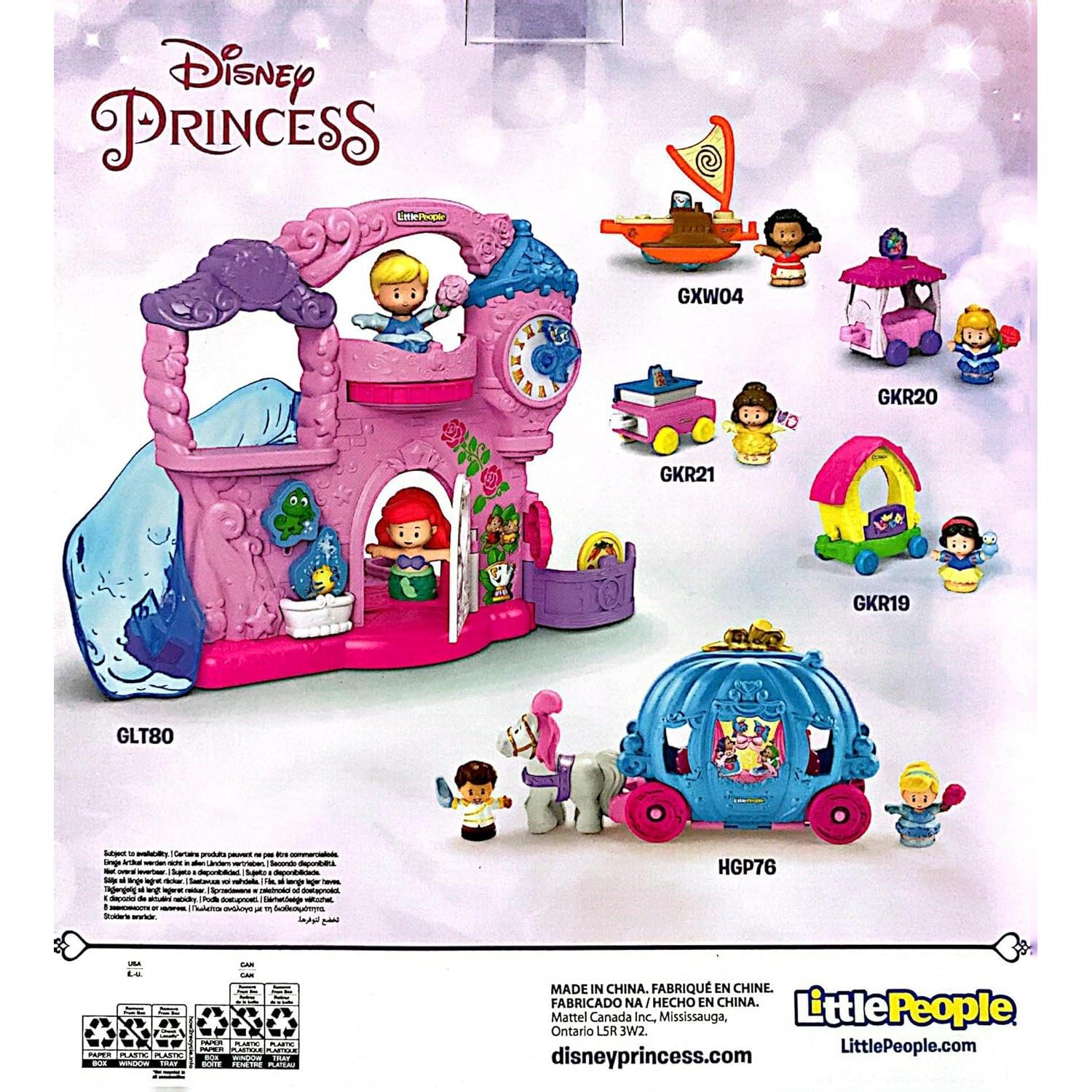 Figuras de Princesas Disney Fisher-Price 8 Piezas para Niños