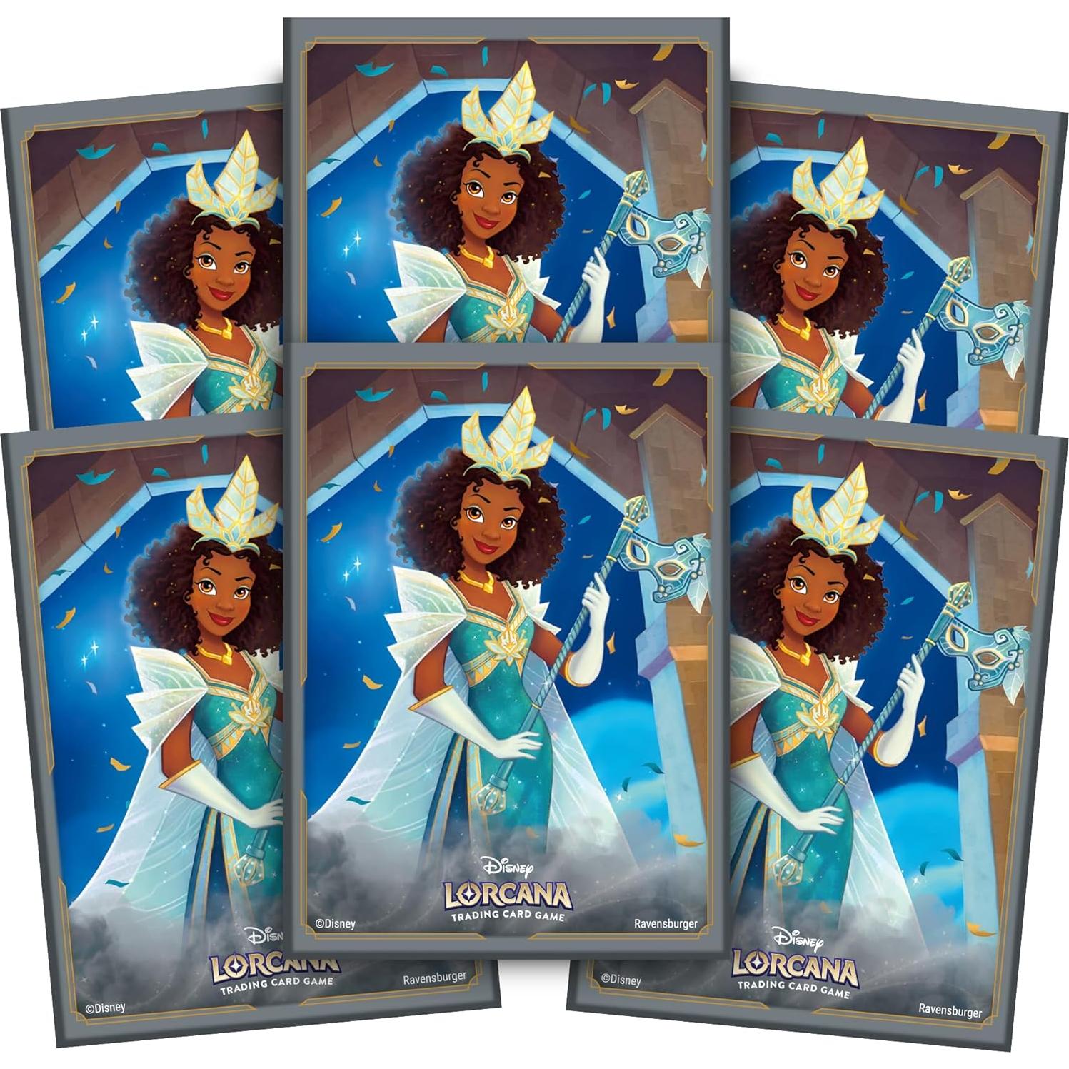 Mangas para cartas TCG Ravensburger Disney Lorcana Tiana 65 Unidades