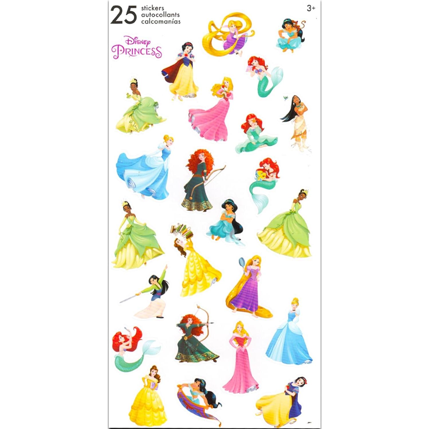 Póster de Colorear Terciopelo Disney con Marcadores y Stickers