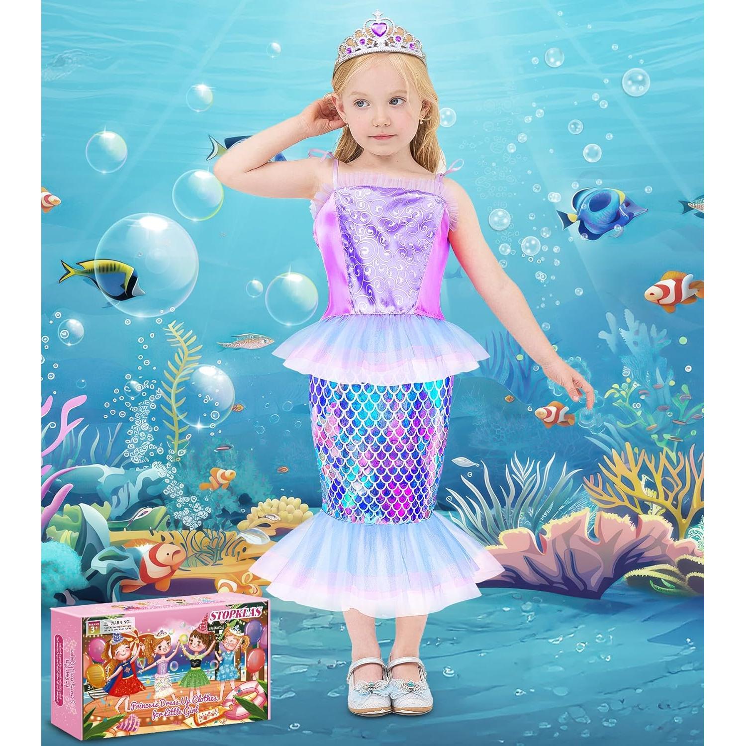 Disfraces de Princesa para Niñas 3-6 Años - 16 PCS STOPKLAS