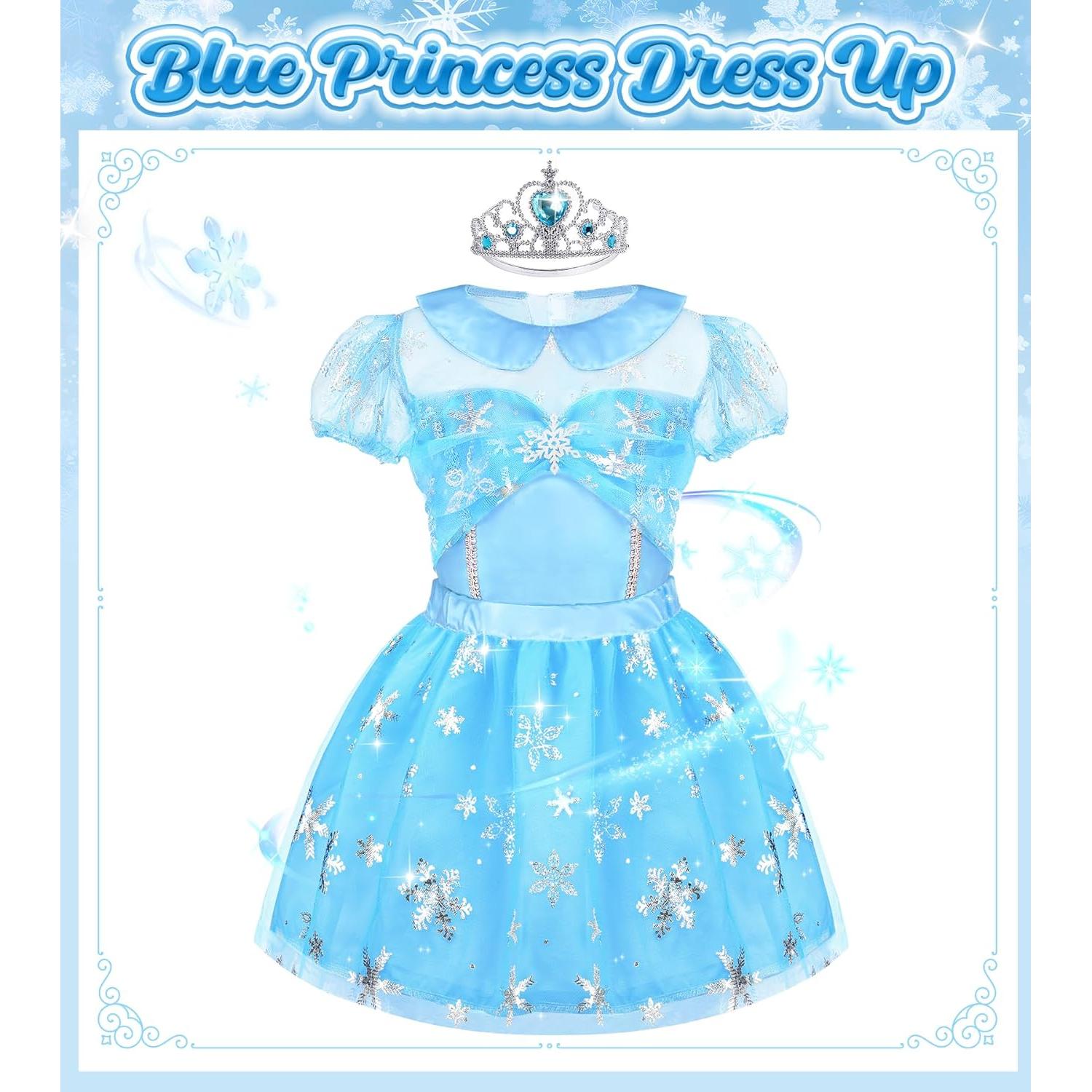 Disfraces de Princesa para Niñas 3-6 Años - 16 PCS STOPKLAS