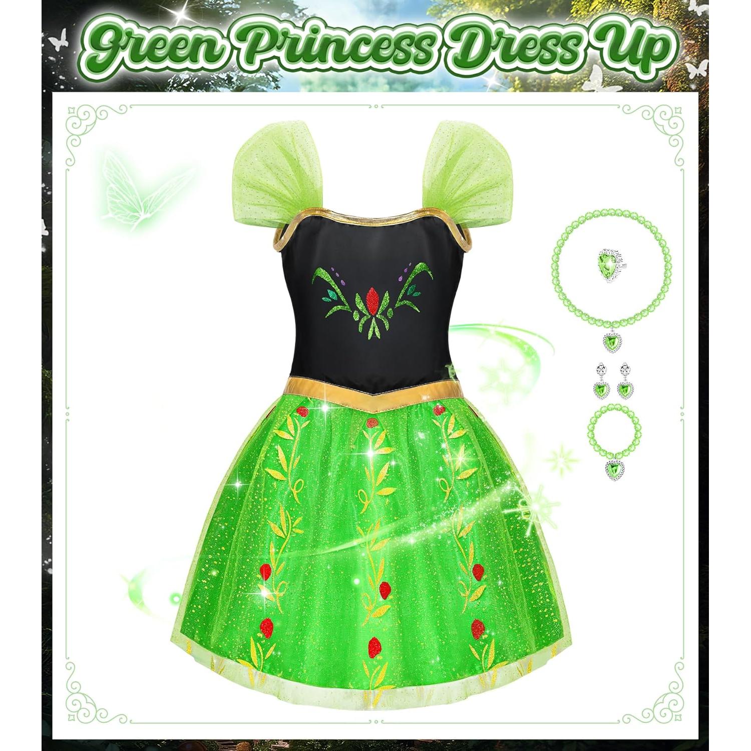 Disfraces de Princesa para Niñas 3-6 Años - 16 PCS STOPKLAS