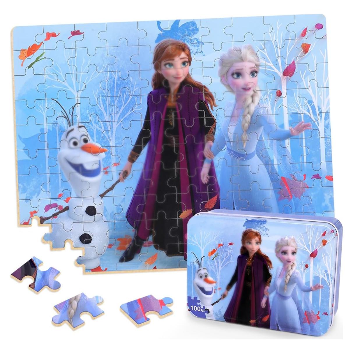 Rompecabezas de Princesa 100 Piezas Wieewg 22.6x28.6 cm