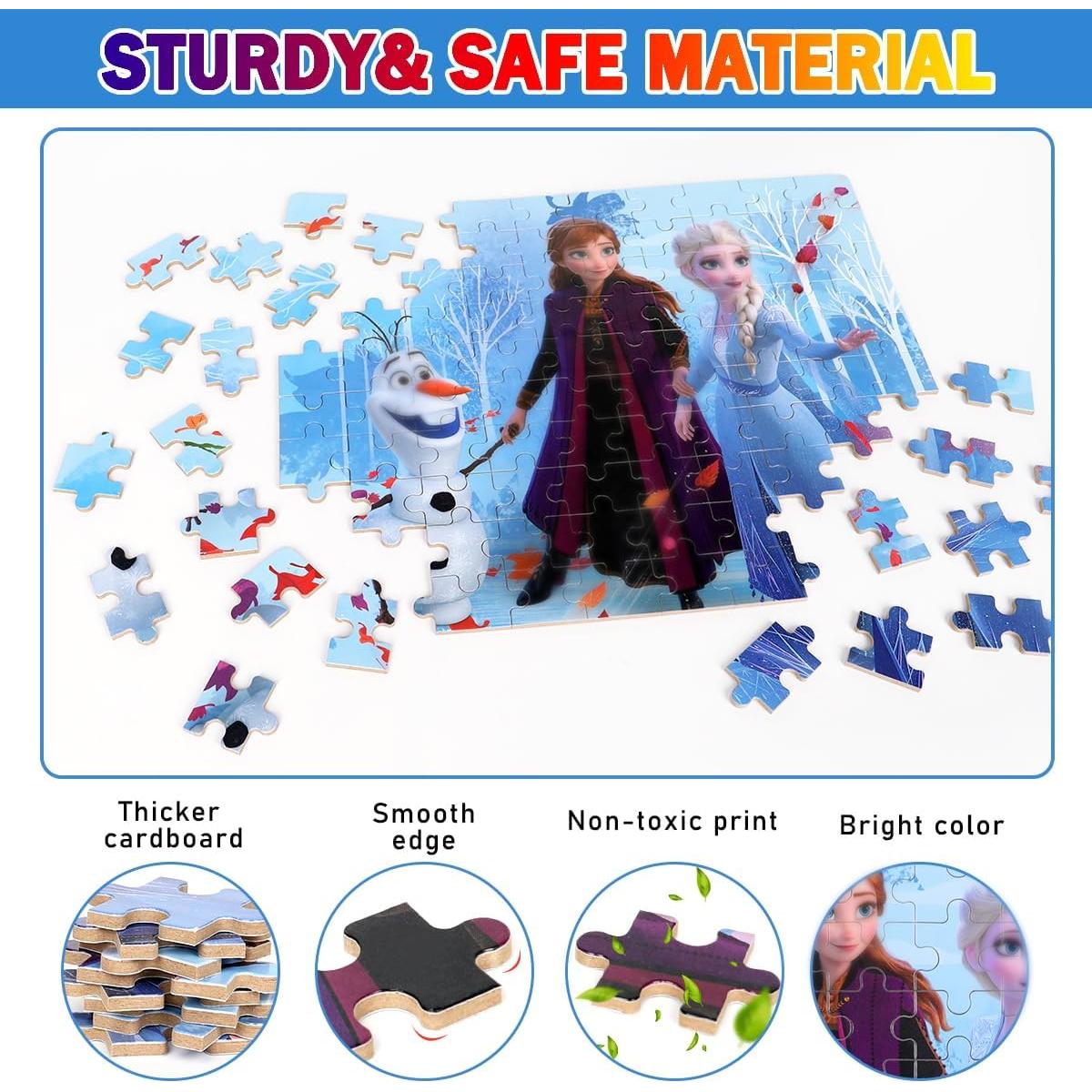 Rompecabezas de Princesa 100 Piezas Wieewg 22.6x28.6 cm