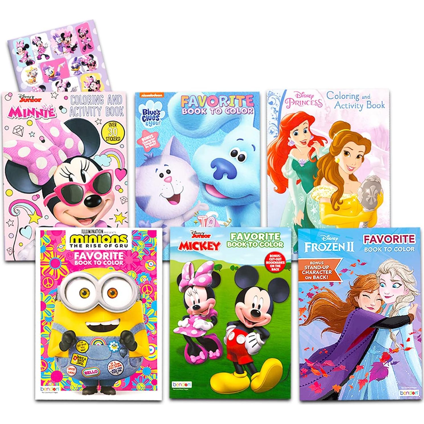 Paquete de 12 Libros para Colorear Beach Kids para Niñas