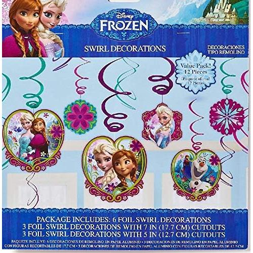 Decoraciones Colgantes Espiral Foil Fiesta Frozen 90g