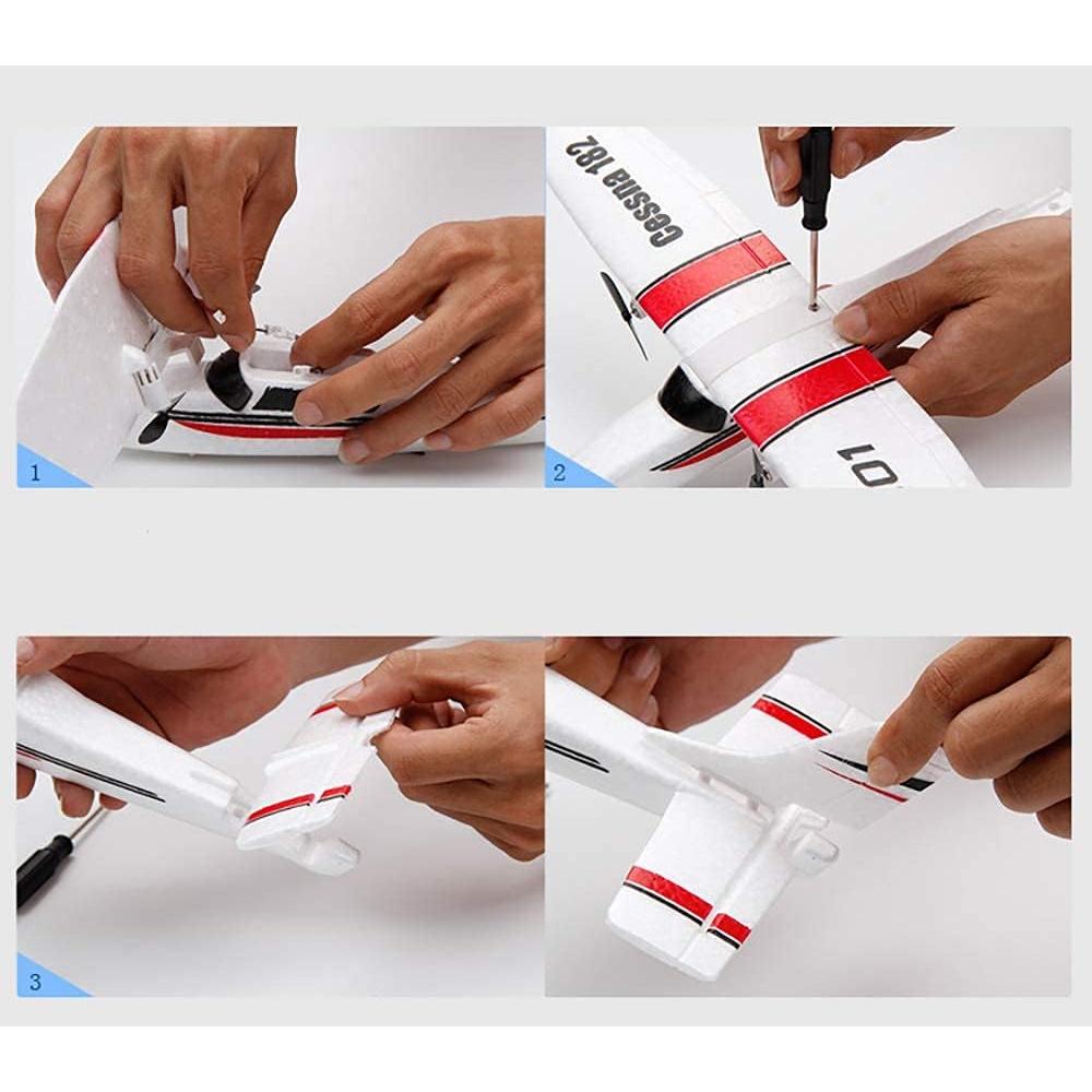 Avión RC PLRB Cessna 182 2.4Ghz EPP 2 Canales con Batería