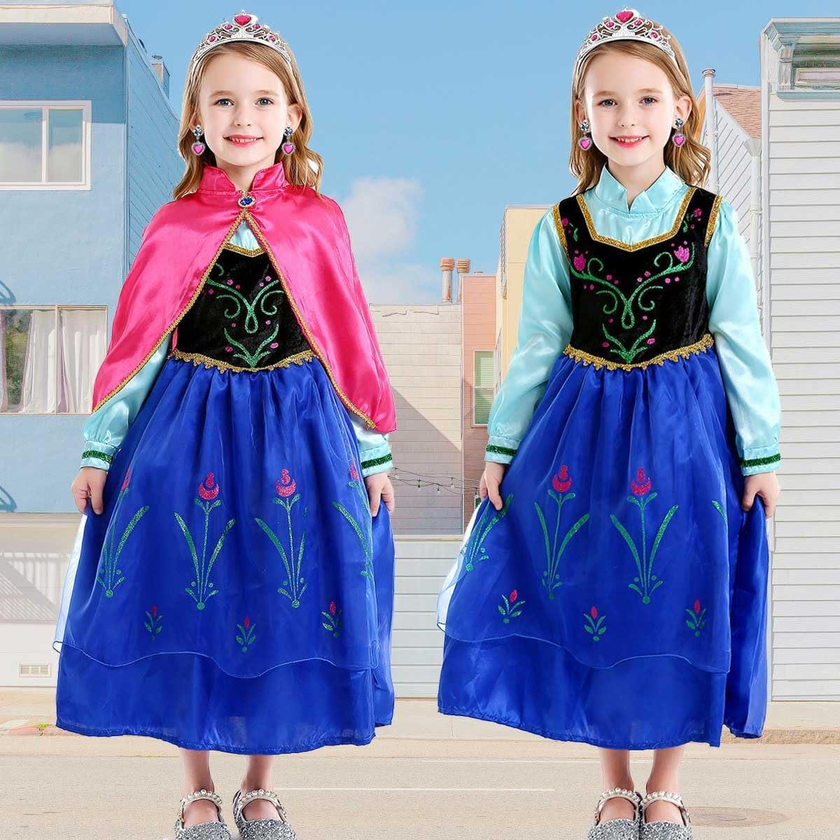 Disfraz de Princesa para Niñas Luzlen 5-6 Años con Accesorios