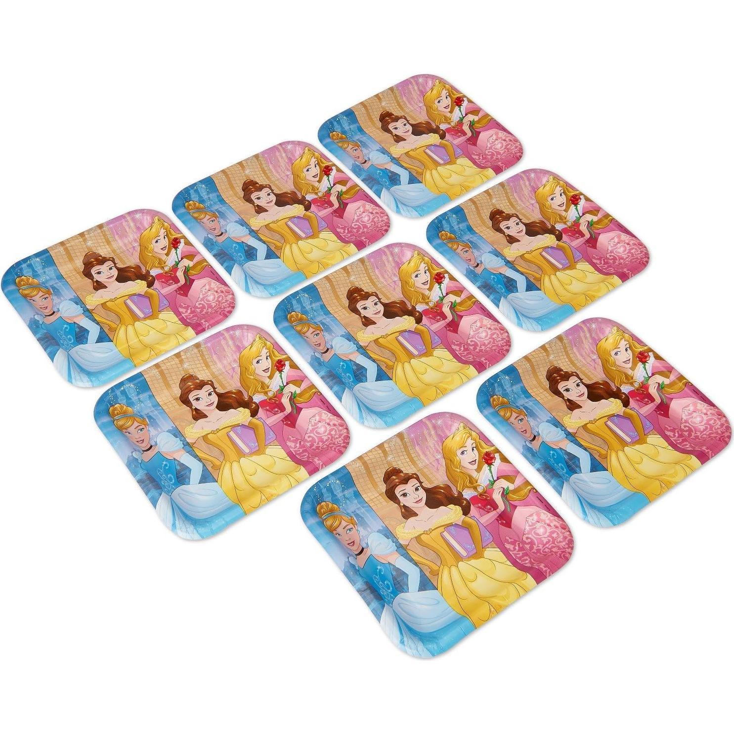 Platos de Papel Princesa Disney Amscan 23 cm - Paquete de 8