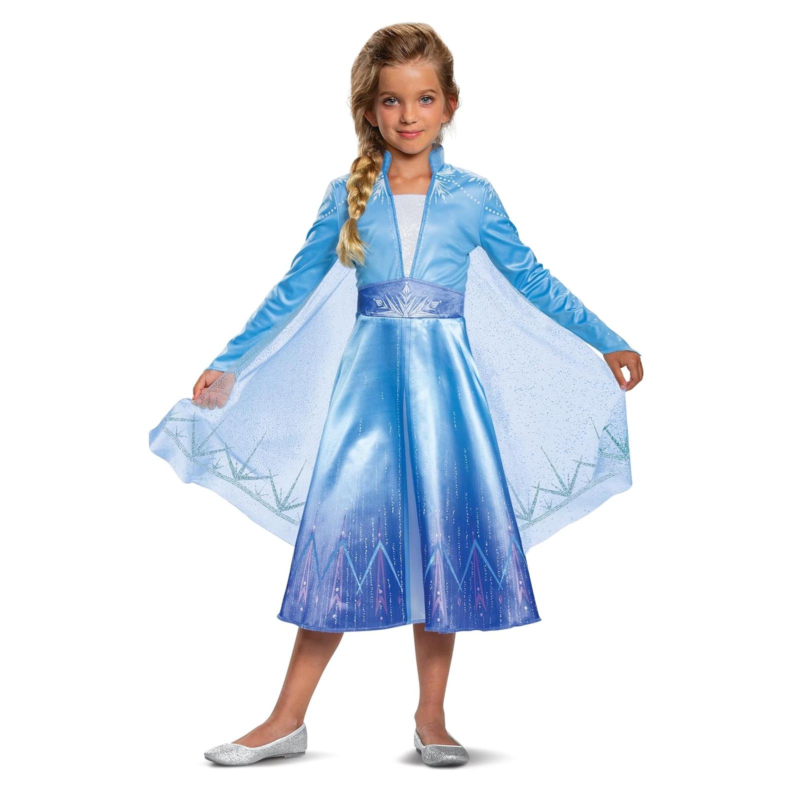 Disfraz de Elsa Frozen 2 Deluxe Disney para Niñas 3T-4T