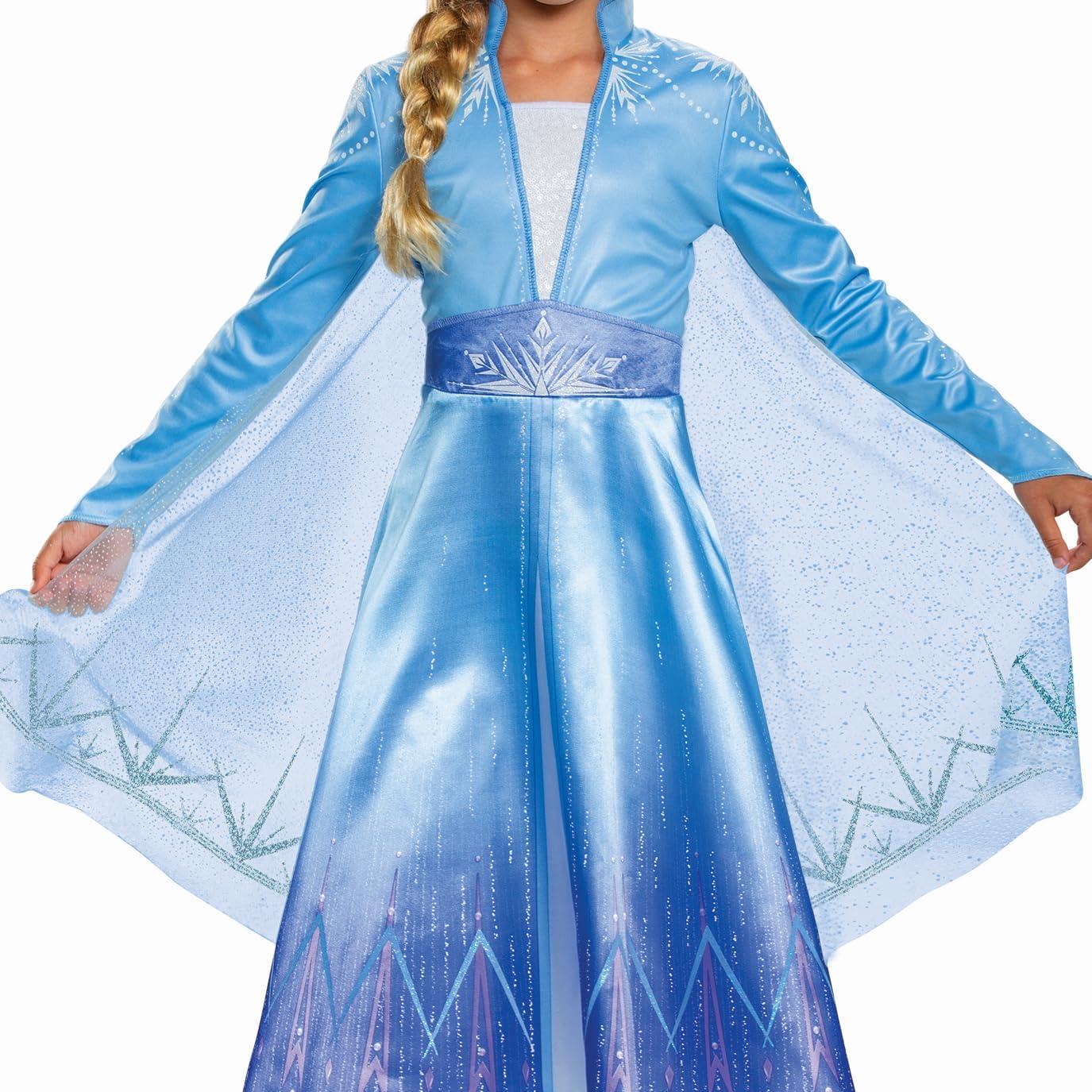 Disfraz de Elsa Frozen 2 Deluxe Disney para Niñas 3T-4T